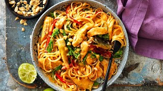 Thai Red Curry Chicken Noodles [upl. by Thomasina]