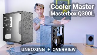 Cooler Master Masterbox Q300L  Unboxing  Overview [upl. by Lehmann]