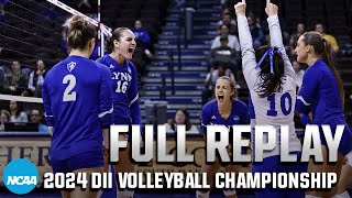 Lynn vs San Francisco St 2024 NCAA DII womens volleyball championship  FULL REPLAY [upl. by Watson]