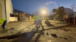 Building a heavy duty concrete pad [upl. by Gusba]