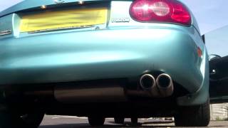 MX5Parts Mx5 MK2Mk25 Stainless exhaust [upl. by Adiarf]