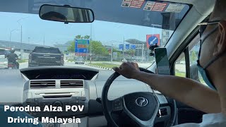 2009 Perodua AlzaDaihatsu Boon Luminas POV Grab Drive Penang Malaysia Georgetown [upl. by Ilatan904]