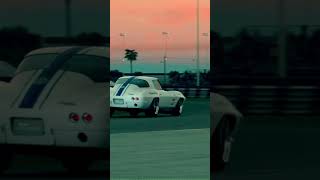 🏁 Corvette C2 ’63 vs Modern Muscle at Daytona Driver vs Technology 🚗💨 [upl. by Oxford375]