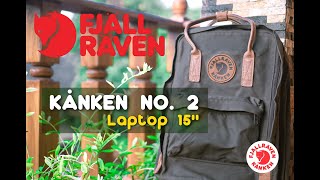 Fjällräven Kånken No2 Laptop 15quot Backpack Review  Dark Olive [upl. by Mika]