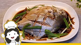 STEAMED POMPANO  HOW TO COOK STEAMED POMPANO RECIPE  SIMPLE AND EASY [upl. by Danell]