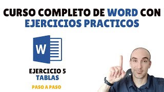 Word COMPLETO con EJERCICIOS PRACTICOS  Tablas 📘 [upl. by Maddeu]