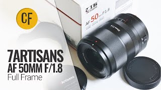 7Artisans AF 50mm f18 Fullframe lens review [upl. by Siuqram]