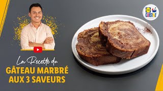 Gâteau marbré aux trois saveurs  Lidl Cuisine [upl. by Anneres]