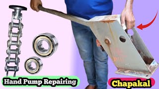 Hand Pump Bearing Chain Replacement Video  Hand Pump Chain Change [upl. by Walling]