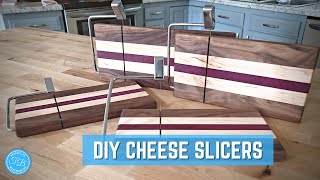 How To Build Multiple Cheese Slicer Boards Quickly  Woodworking Gift Idea [upl. by Bryan]