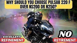 Bajaj Pulsar 220 F 2024 Review [upl. by Ahsiryt]