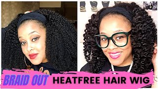 Braid Out on HeatFreeHair ForKurls Empress Upart Wig [upl. by Estrella689]