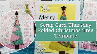 Scrap Series Thursday Folded Christmas Tree Cards [upl. by Penelope]