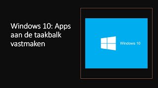 Windows 10 taakbalkknoppen met tekst [upl. by Ordnajela]