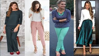 LOOKS y OUTFITS MODERNS DE OTONOS INVIERNO CON PANTALONES JEANS O MEZCLILLA [upl. by Aretahs25]