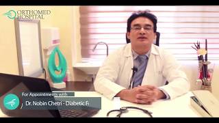 Dr Nobin Kumar Chettri MBBS DOrtho Orthopeadic amp Diabetic Foot Surgeon Orthomed Hospital [upl. by Felicia]