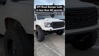 OffRoad Bumper built in less than 60 Seconds [upl. by Kenneth]