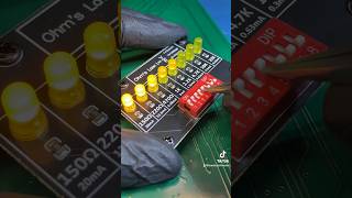 Soldering Ohm’s law DIY kit soldering electricalengineering rework repair fpv arduino solder [upl. by Ehgit]