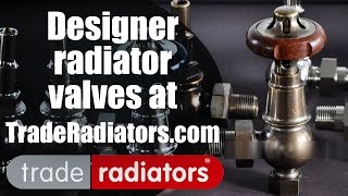 Great Value On Designer Radiator Valves At TradeRadiatorscom [upl. by Nediarb]