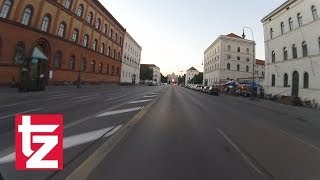 WM 2014  Deutschland gegen Ghana Eine Videotour durch Münchens Straßen [upl. by Anai]