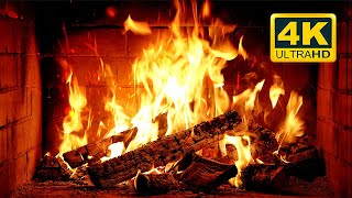 🔥 Cozy Fireplace 4K 12 HOURS Fireplace with Crackling Fire Sounds Crackling Fireplace 4K UHD [upl. by Esinrahs]