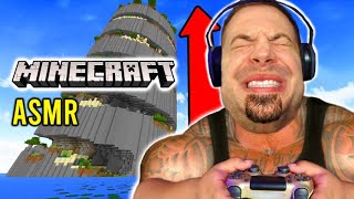 ASMR Fast Mouth Sounds Minecraft Parkour Spiral Speed Run [upl. by Oniotna]