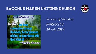 Bacchus Marsh Uniting Church  Sunday 14 July 2024 [upl. by Pattin948]