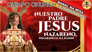 Quiapo Church Live Mass Today  August 4 2024 SUNDAY MASS with Fr DOUGLAS D BADONG [upl. by Sugar]