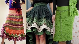 ideas modernas y elegantes de trajes de falda de crochet [upl. by Stauder282]