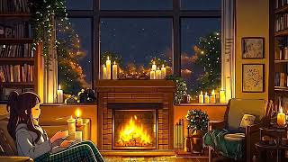 Happiness is homemade  Lofi chill beats with fireplace to relaxstudy to lofi hip hop beats [upl. by Yate]