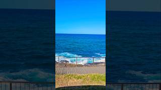 Australia 🇦🇺 Beautiful Curl Curl Beach Relaxing ⛱️ Where Crystal Water touches stunning Rocks ❤️ [upl. by Ahsimek]