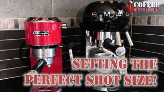 How To Set Coffee Extraction Length Setting Smeg ECF01 amp Delonghi EC680 EC685 amp Nespresso Machines [upl. by Zubkoff]