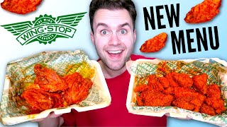 Wingstops NEW Thighstop MENU REVIEW is it better [upl. by Haydon511]