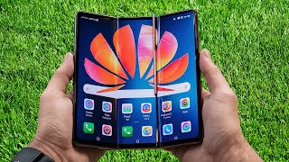 Huaweis Triple Foldable Phone  First Look [upl. by Ladew]