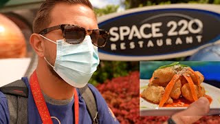 I Had Lunch In Space At Disney World  NEW Space 220 Restaurant At EPCOT Dining Review [upl. by Shelia]