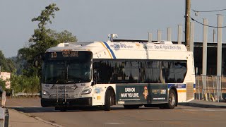 Cortlandt Town Center Bound 202122 New Flyer XDE40 408 on Route 10 At CrotonOnHudson RR Station [upl. by Meerek]