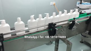 Automatic 8 Heads Disinfectant Alcohol Hand Sanitizer Bottle Filling Machine Line [upl. by Swaine599]