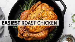 ROAST CHICKEN  a super easy whole roast chicken recipe the easiest [upl. by Robinia]