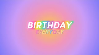 Katy Perry  Birthday Lyric Video [upl. by Llennahs]