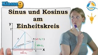 Sinus und Kosinus Einheitskreis Trigonometrie  Klasse 9 ★ Wissen [upl. by Aztilay]