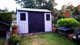 Keter Shed Build Timelapse  85 Hours Build in less than 90 seconds [upl. by Aleacin]