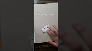 How to make DIY stickers No baking paper No double sided tape🍚 stickers [upl. by Oleta906]