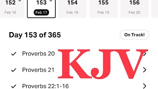 Day 153 of The One Year Chronological Bible 365Day Reading Plan by Tyndale House Publishers KJV [upl. by Yruj]