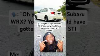 Subaru WRX vs Subaru STI Which should you buy shorts carenthusiast carlover thisorthat [upl. by Yanetruoc260]