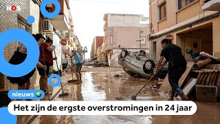 Zoektocht naar vermisten in Spanje na noodweer drie dagen nationale rouw [upl. by Eibber]