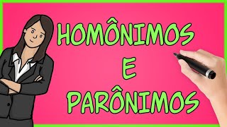 ⏳ Aprenda em 10 minutos como identificar homônimos e parônimos em questões de concursos [upl. by Aleahs]