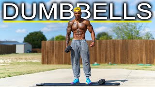 20 MINUTE UPPER BODY DUMBBELL WORKOUT [upl. by Hgielyak]