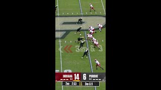 Dillon Thieneman 2nd INT of the Half vs Indiana  Purdue Football [upl. by Alboran]