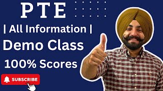 PTE Demo class all information regarding pte what is PTE  Gurwinder Sir [upl. by Currey390]