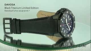 Davosa Black Titanium Limited Edition 16150685 luxusuhr24 Ratenkauf ab 20 EuroMonat [upl. by Darnall]